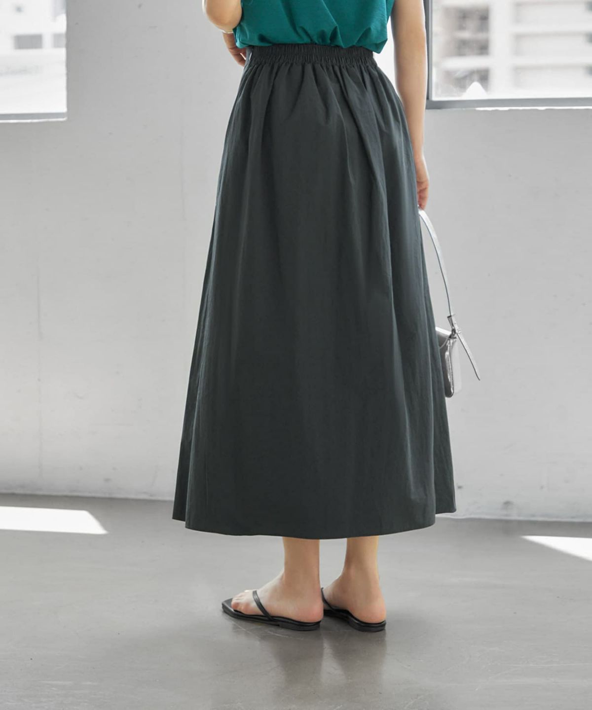 着用イメージ 165cm チャコールグレー