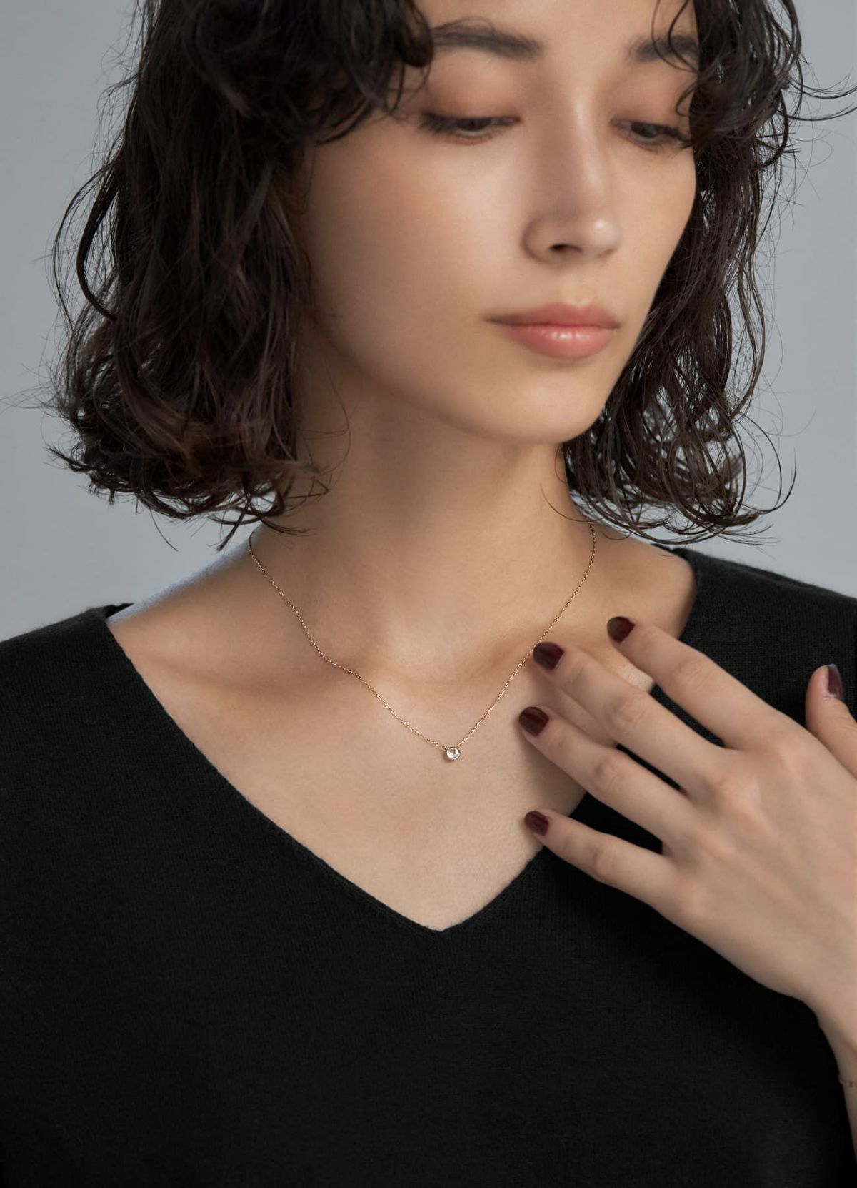 着用イメージ 167cm ゴールド