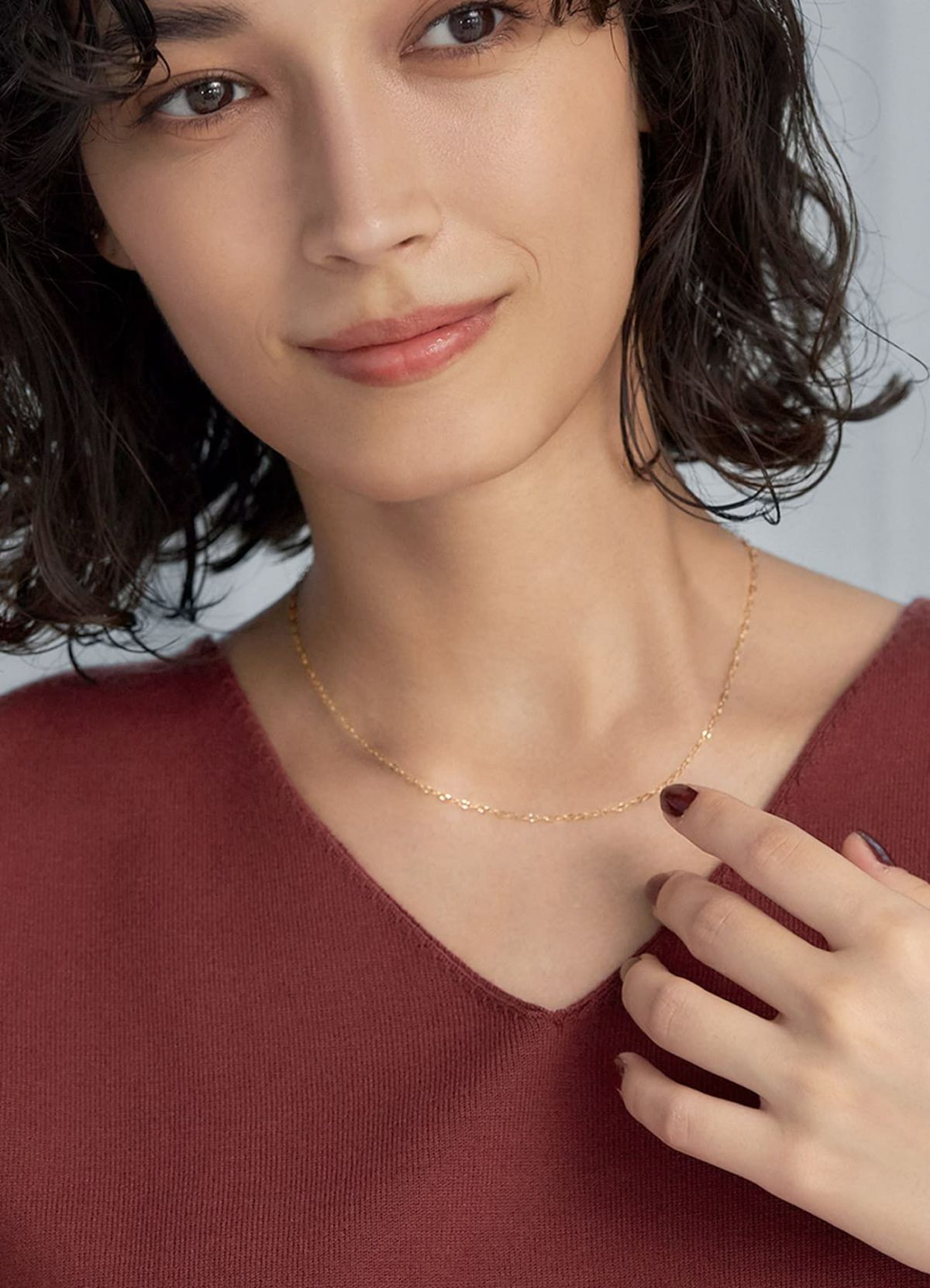 着用イメージ 167cm ゴールド