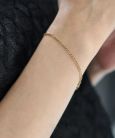 60s~70s 14k gold フィガロチェーン ブレスレット ステンレス チェーンブレスレット フィガロチェーンブレスレット