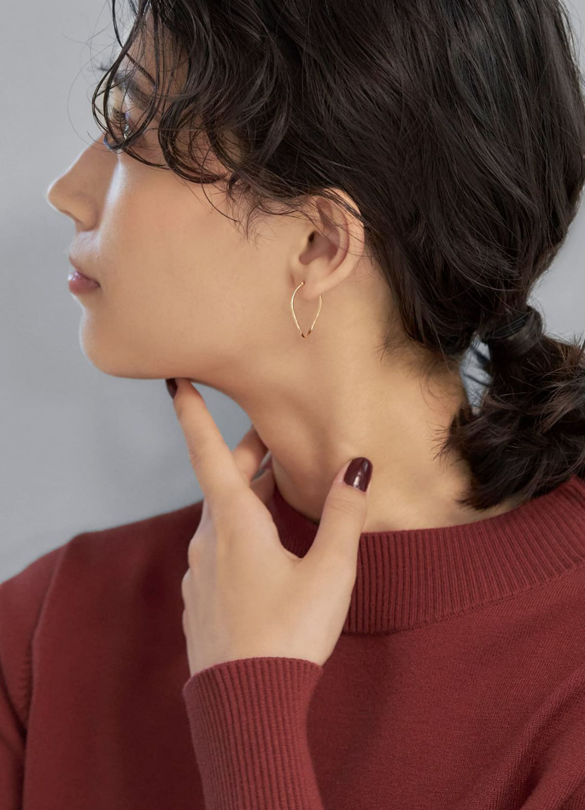 着用イメージ 167cm ゴールド