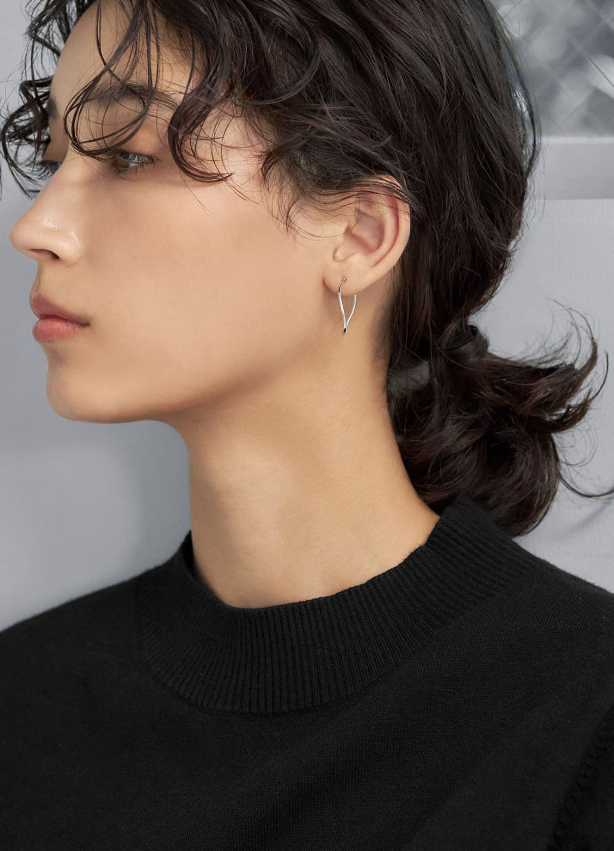 着用イメージ 167cm ホワイトゴールド