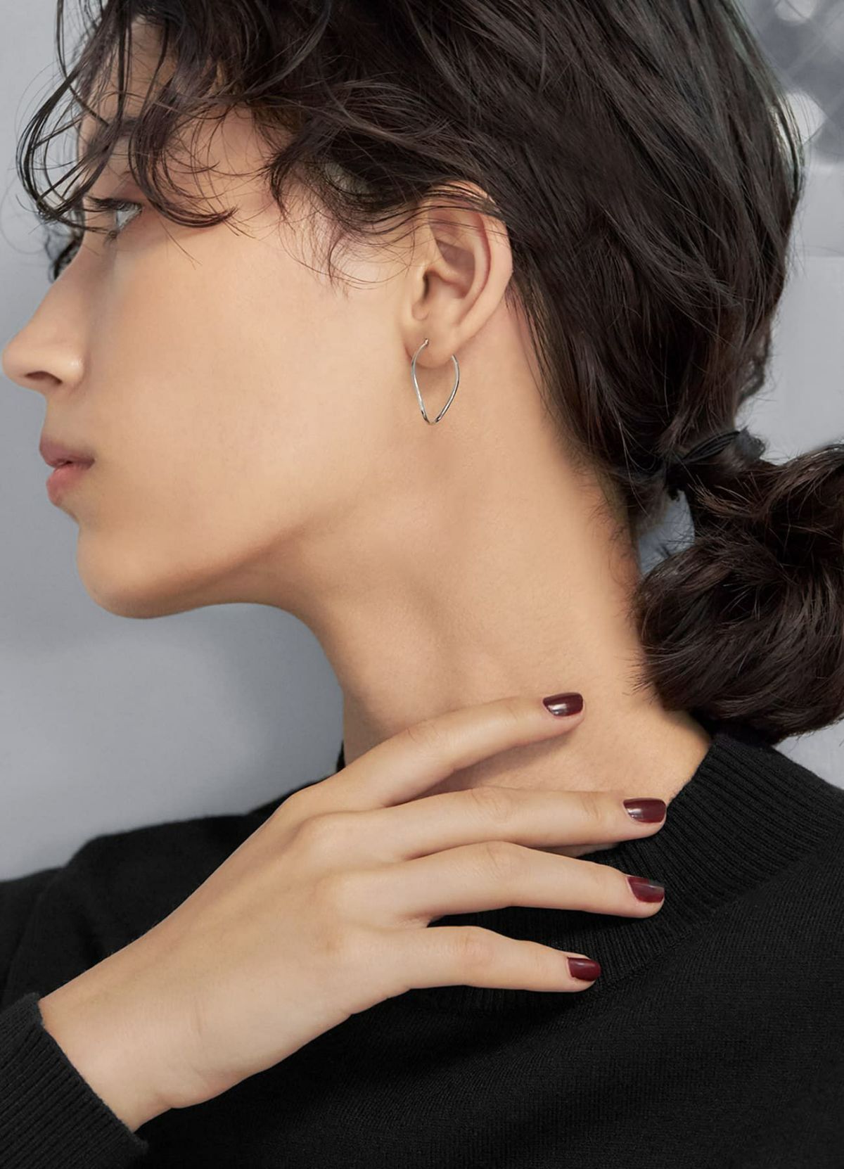 着用イメージ 167cm ホワイトゴールド