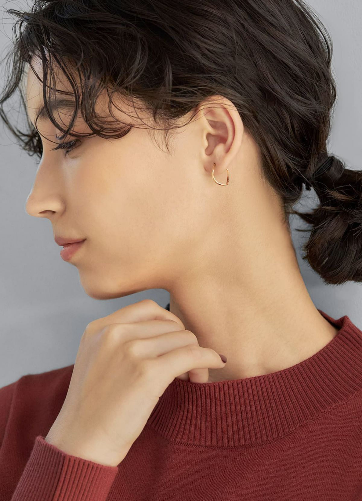 着用イメージ 167cm ゴールド