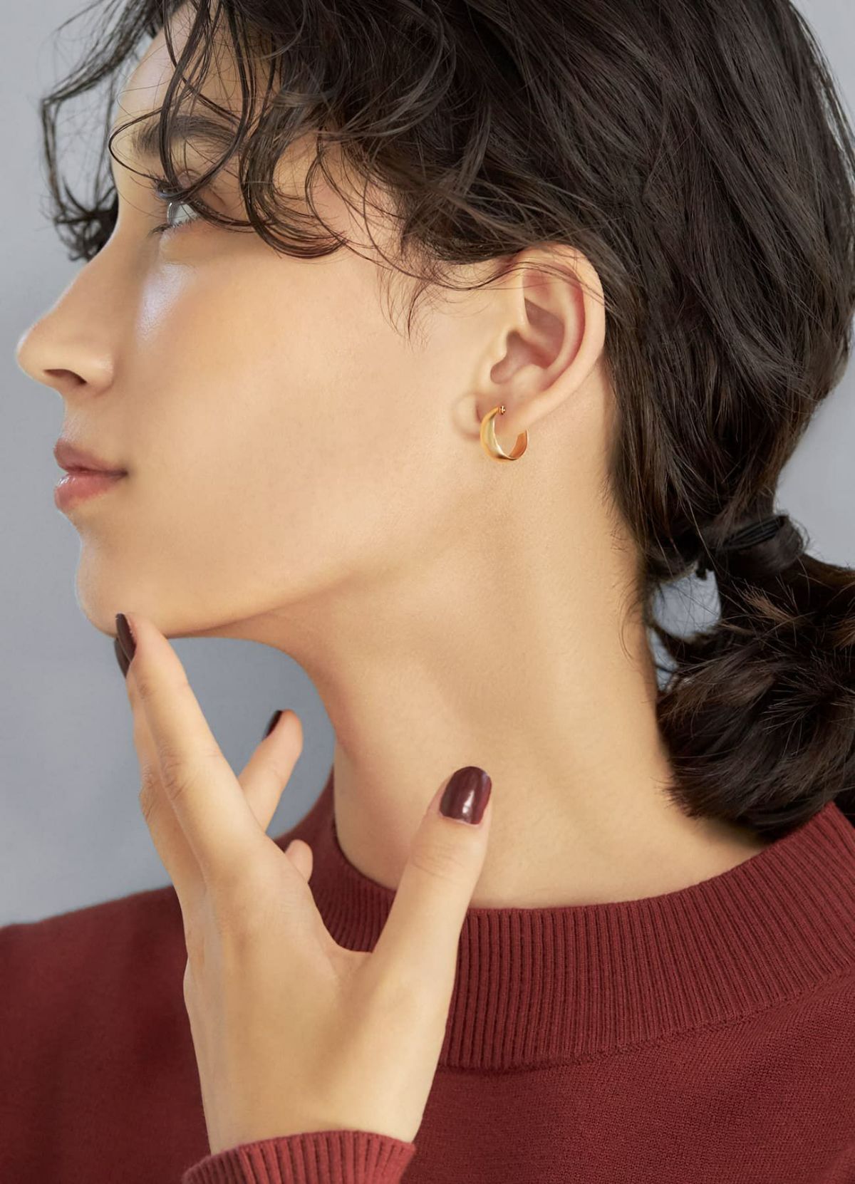 着用イメージ 167cm ゴールド