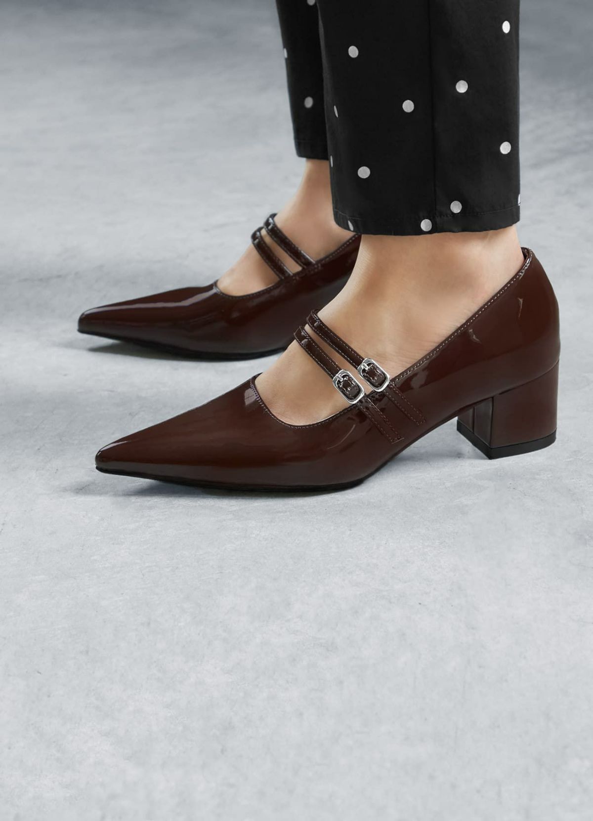 着用イメージ 168cm ダークブラウン