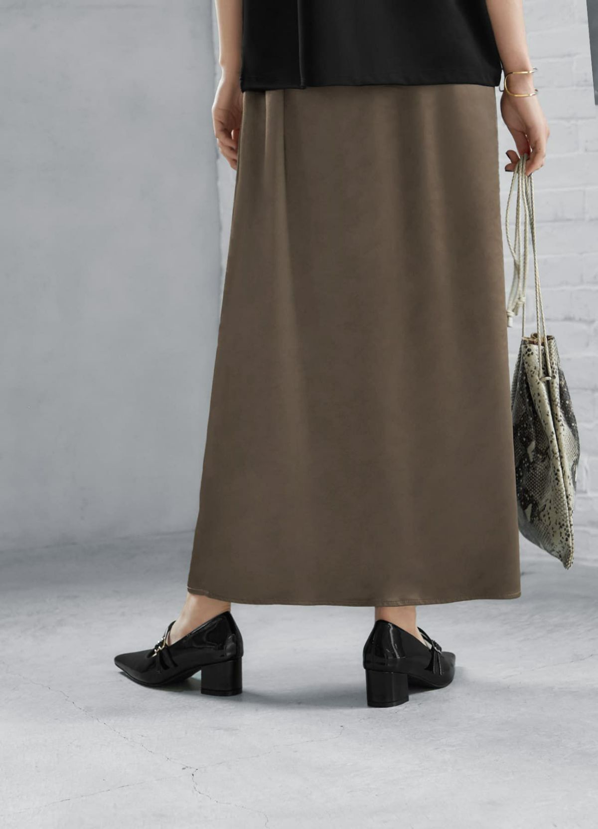 着用イメージ 168cm ブラック