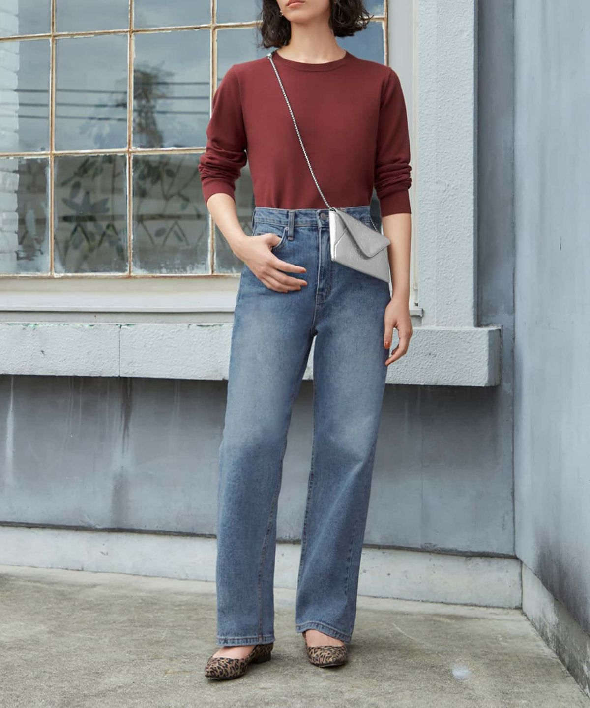 着用イメージ 167cm マホガニー