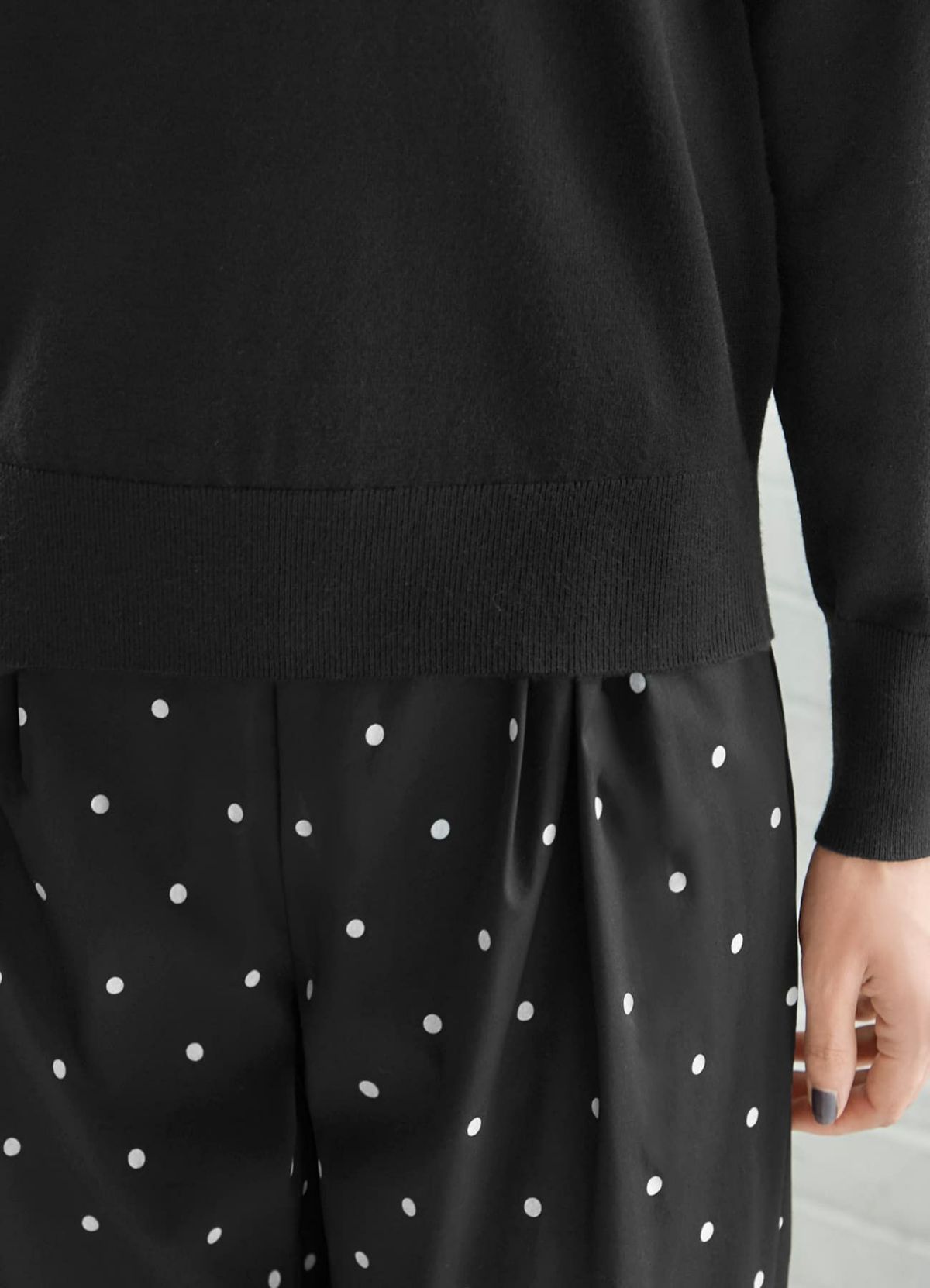 着用イメージ 168cm ブラック