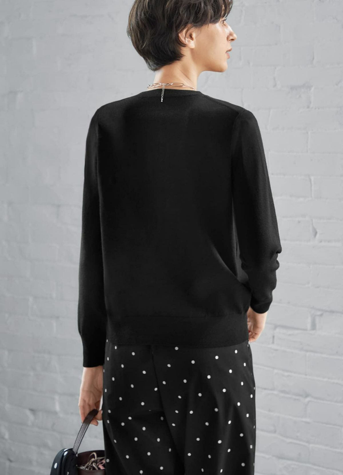 着用イメージ 168cm ブラック