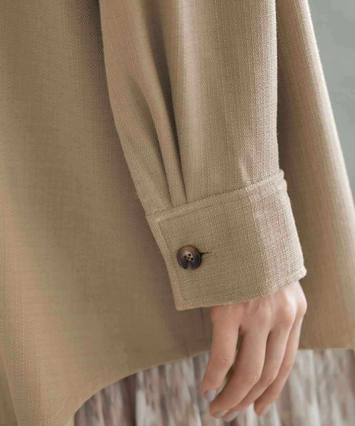 着用イメージ 168cm オリーブベージュ