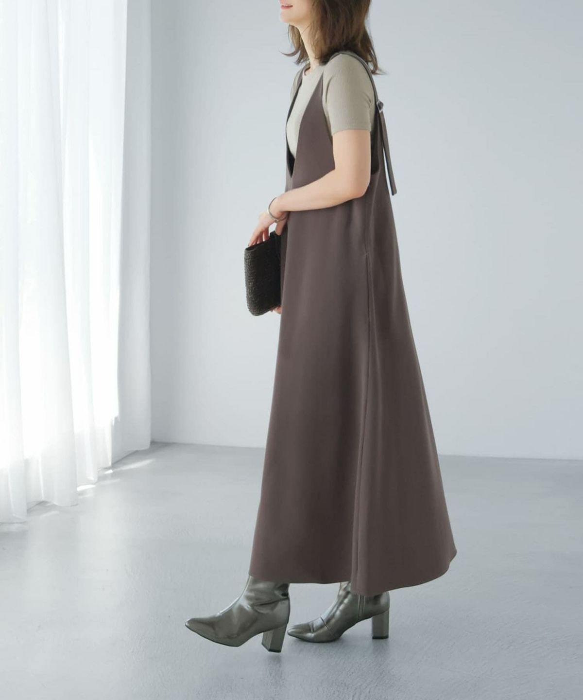 着用イメージ 165cm セピア 02サイズ