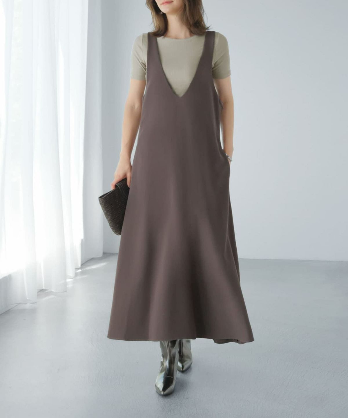 着用イメージ 165cm セピア 02サイズ