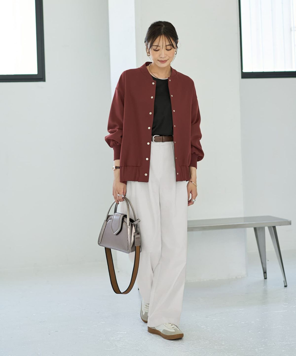 着用イメージ 166cm アカチャ