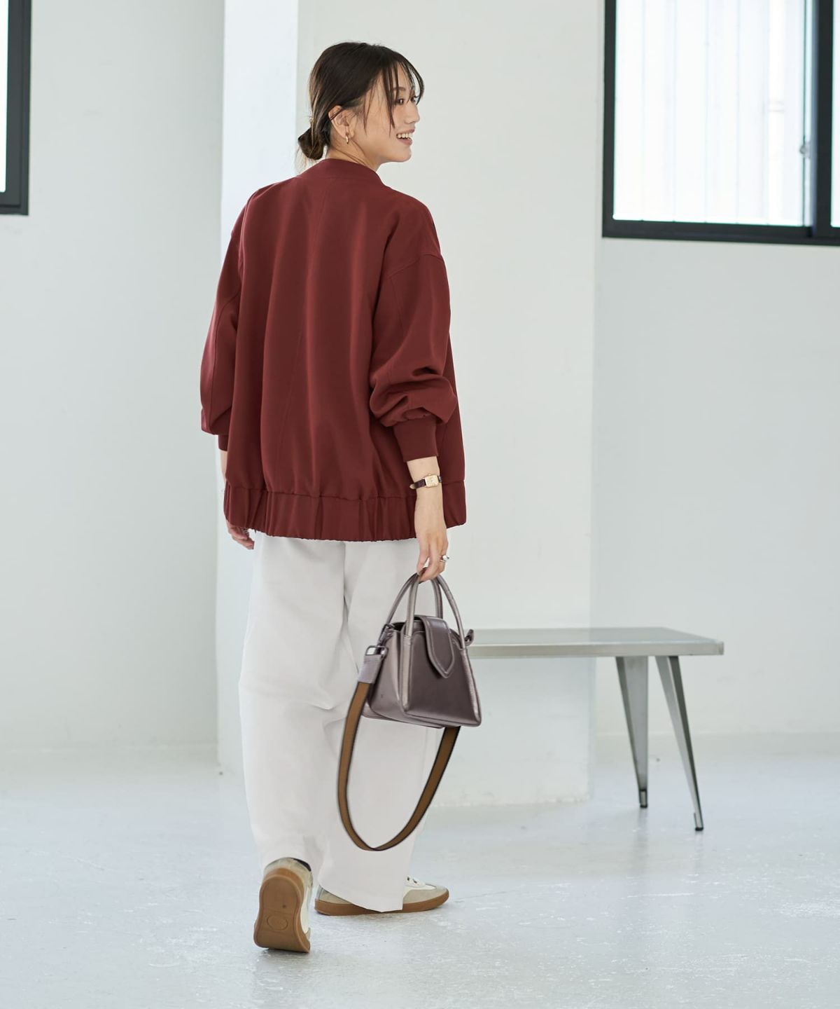 着用イメージ 166cm アカチャ