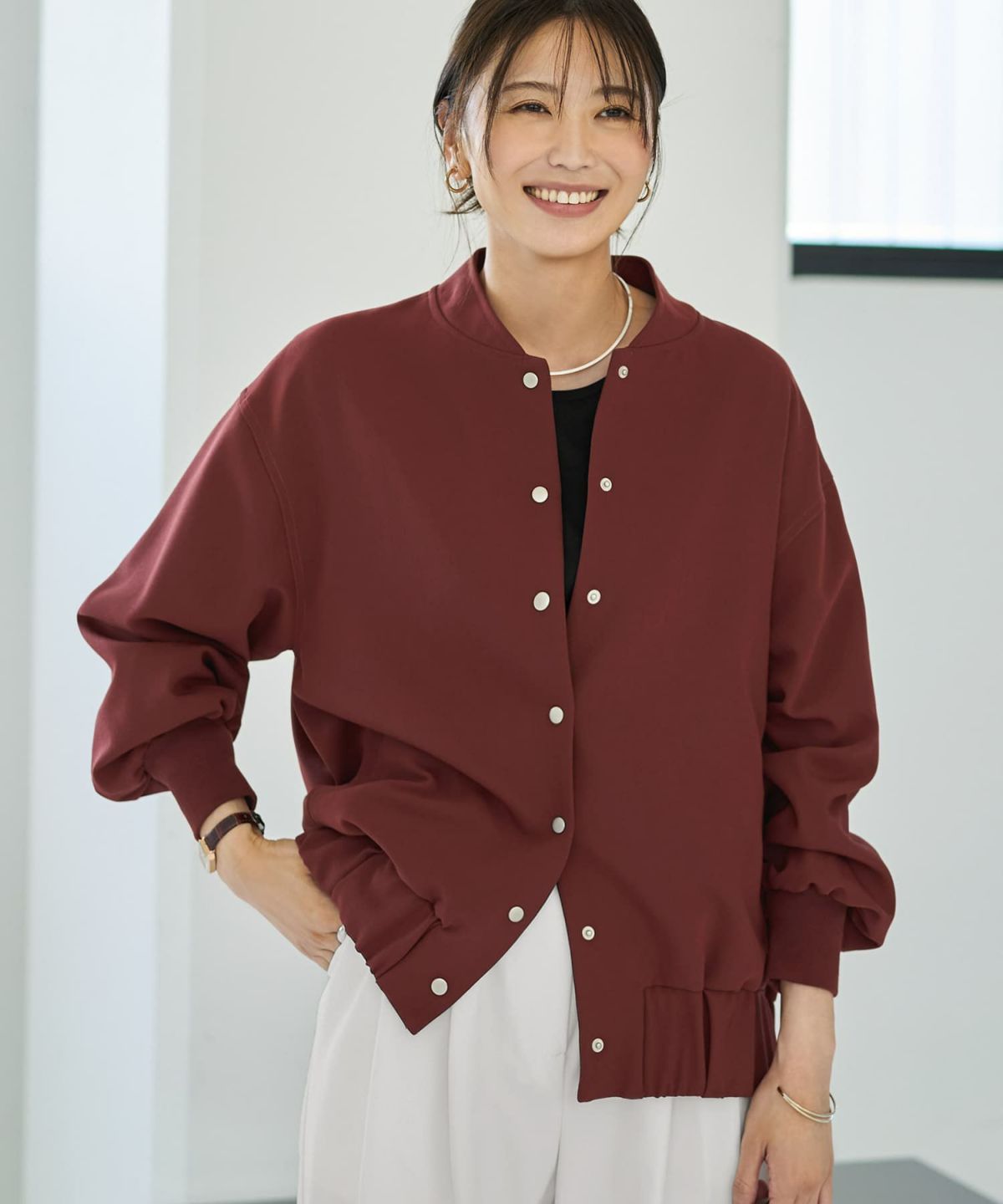 着用イメージ 166cm アカチャ