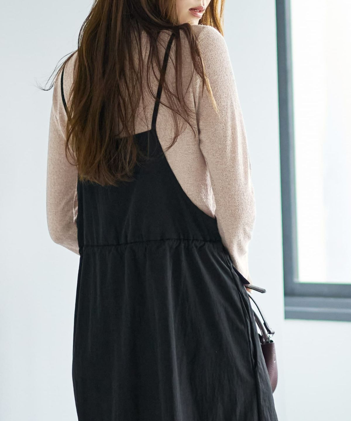 着用イメージ 166cm ベージュミックス Sサイズ