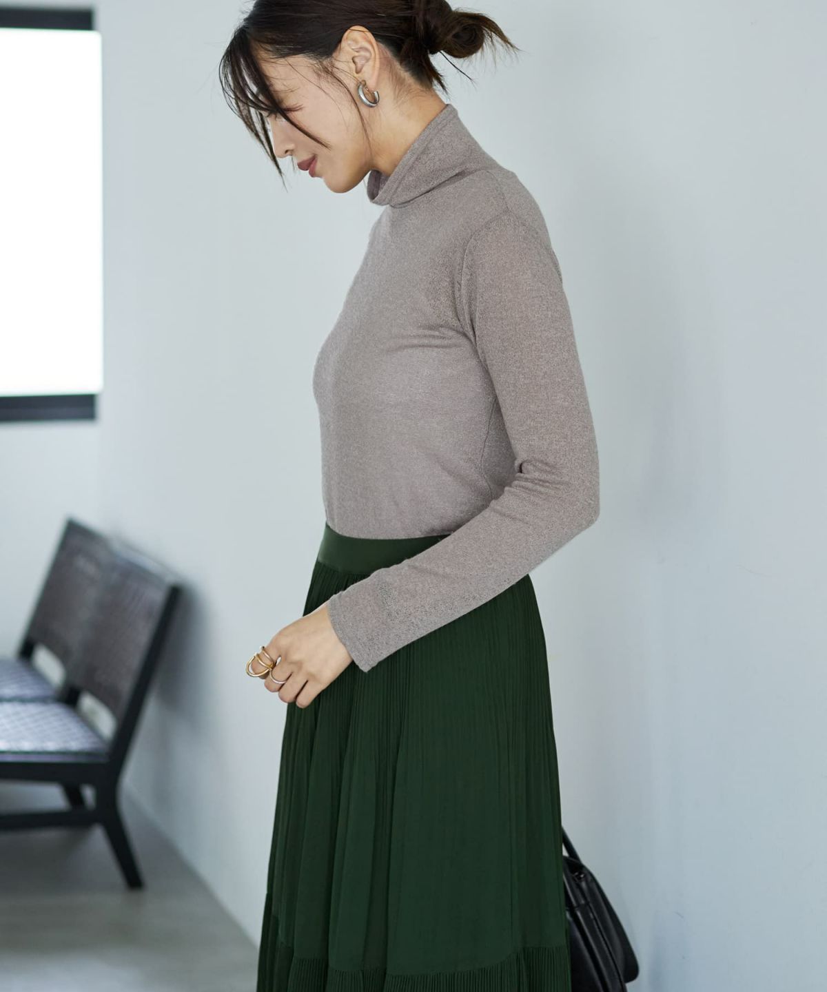 着用イメージ 166cm グレーミックス Sサイズ