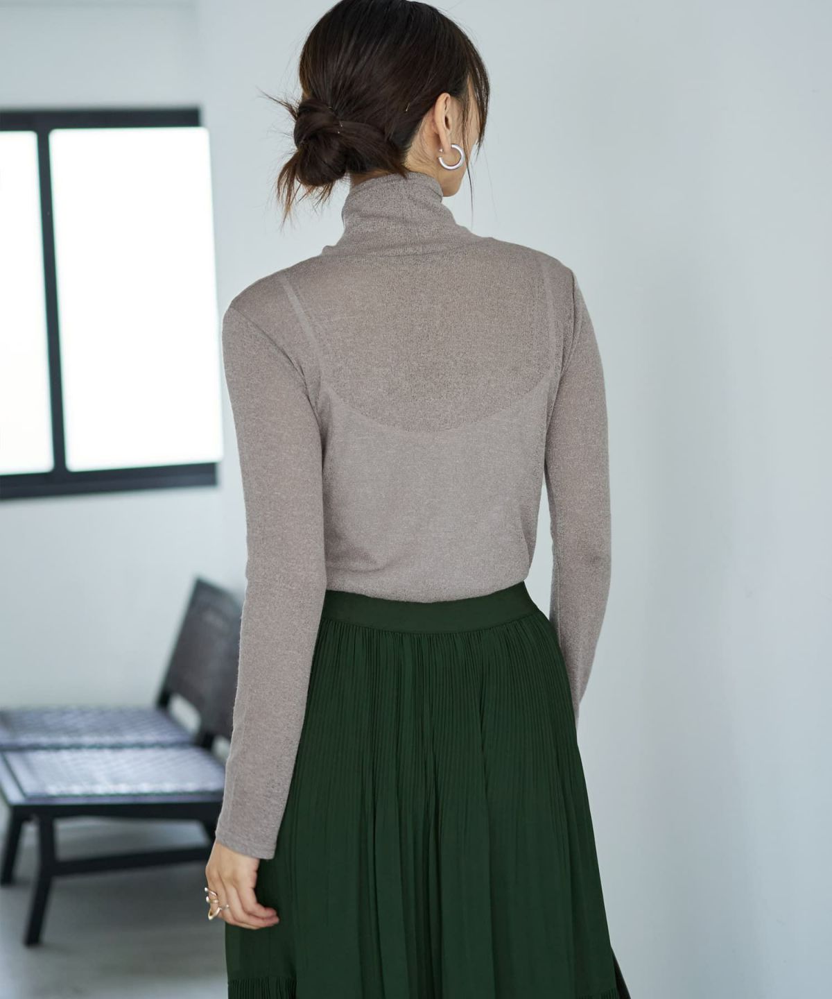 着用イメージ 166cm グレーミックス Sサイズ