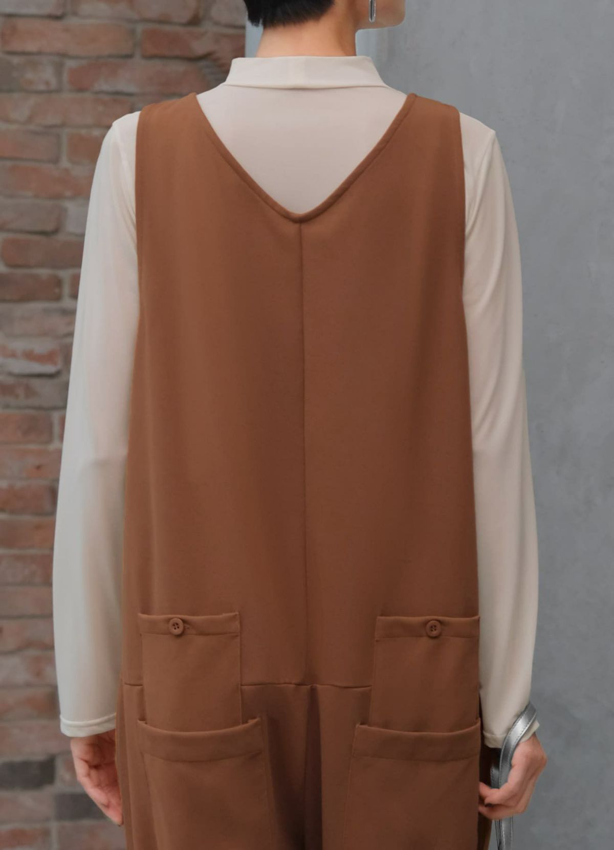 着用イメージ 165cm エクリュ