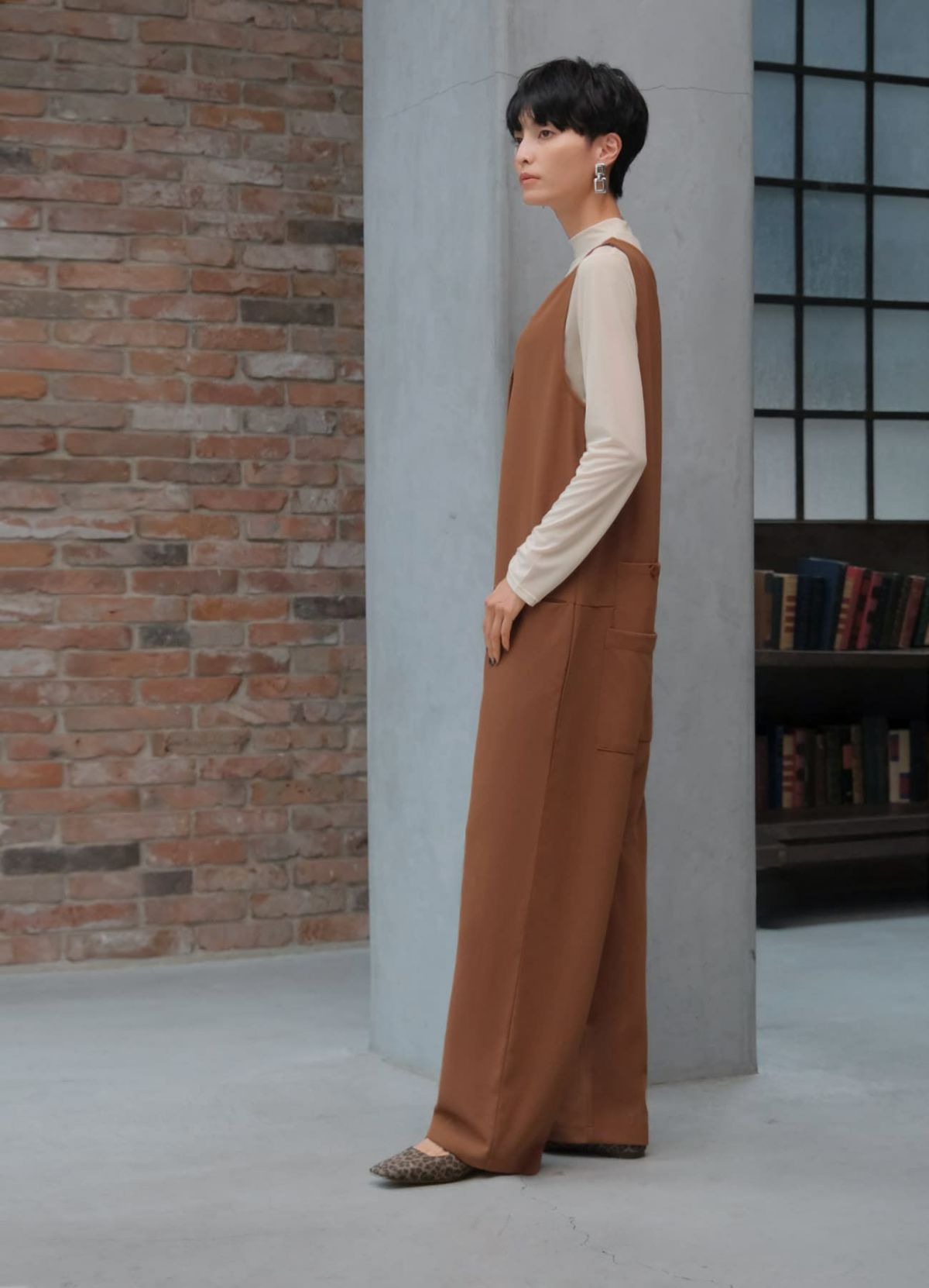 着用イメージ 165cm エクリュ