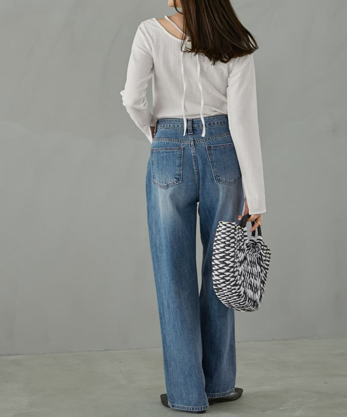 着用イメージ 165cm ホワイト