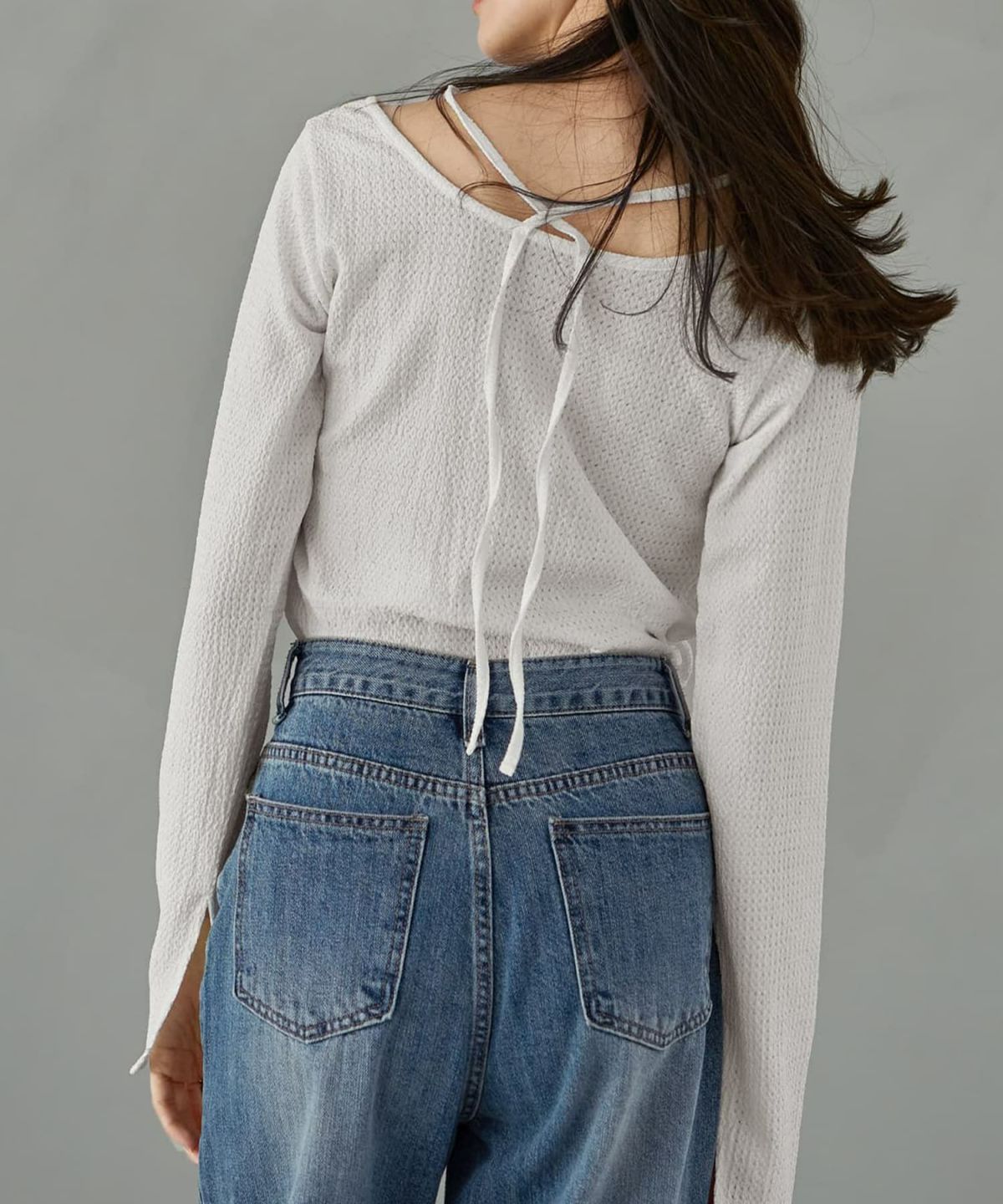 着用イメージ 165cm ホワイト