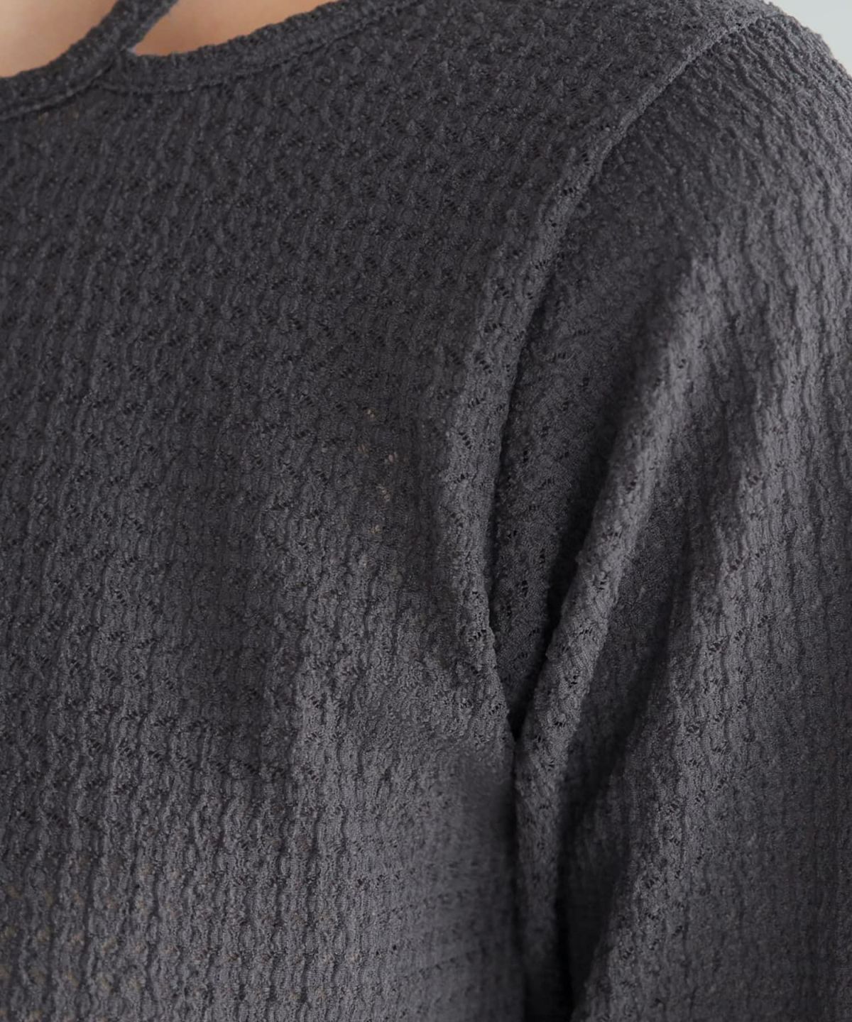 着用イメージ 168cm チャコール