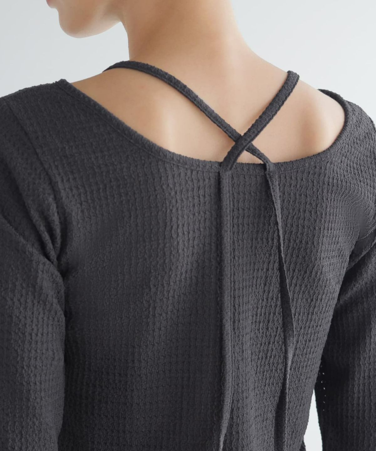 着用イメージ 168cm チャコール