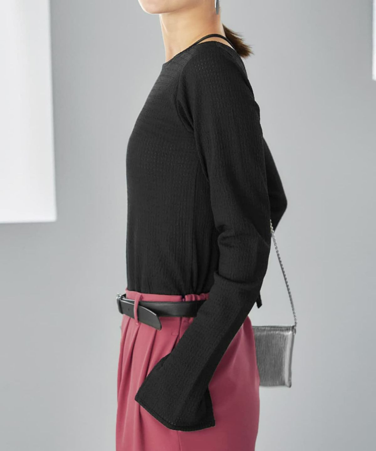 着用イメージ 165cm ブラック