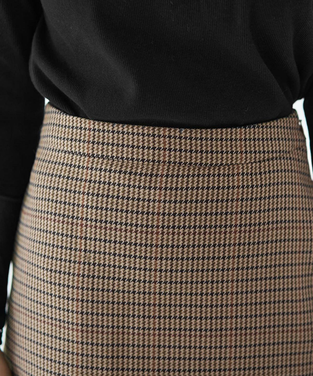 着用イメージ 166cm ベージュミックス Sサイズ