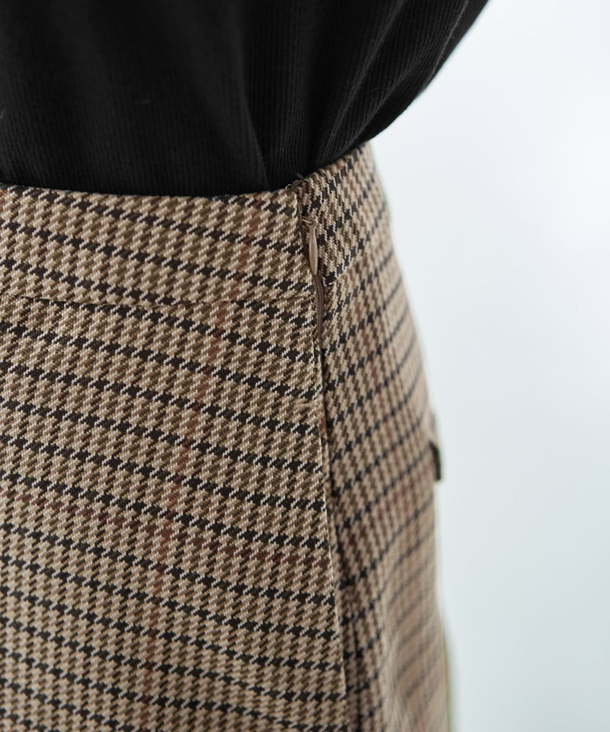 着用イメージ 166cm ベージュミックス Sサイズ