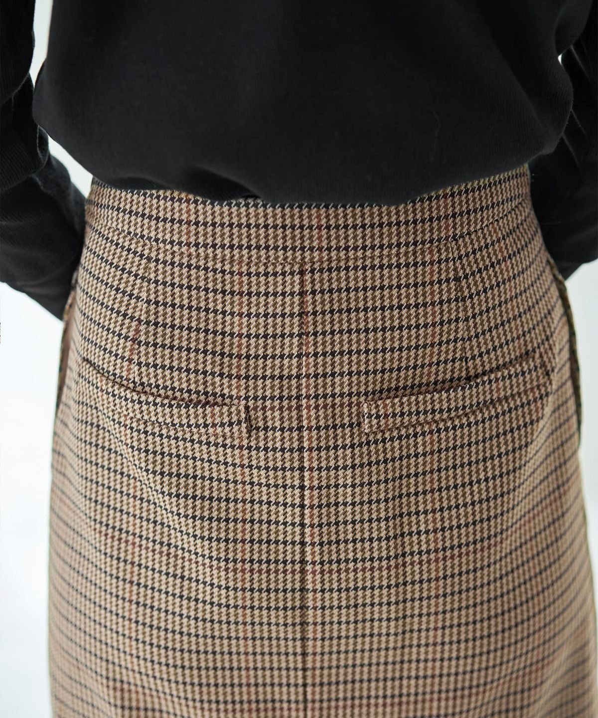 着用イメージ 166cm ベージュミックス Sサイズ