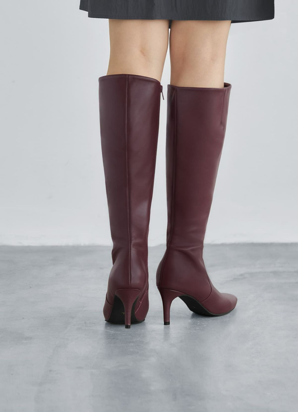 着用イメージ 165cm ボルドー