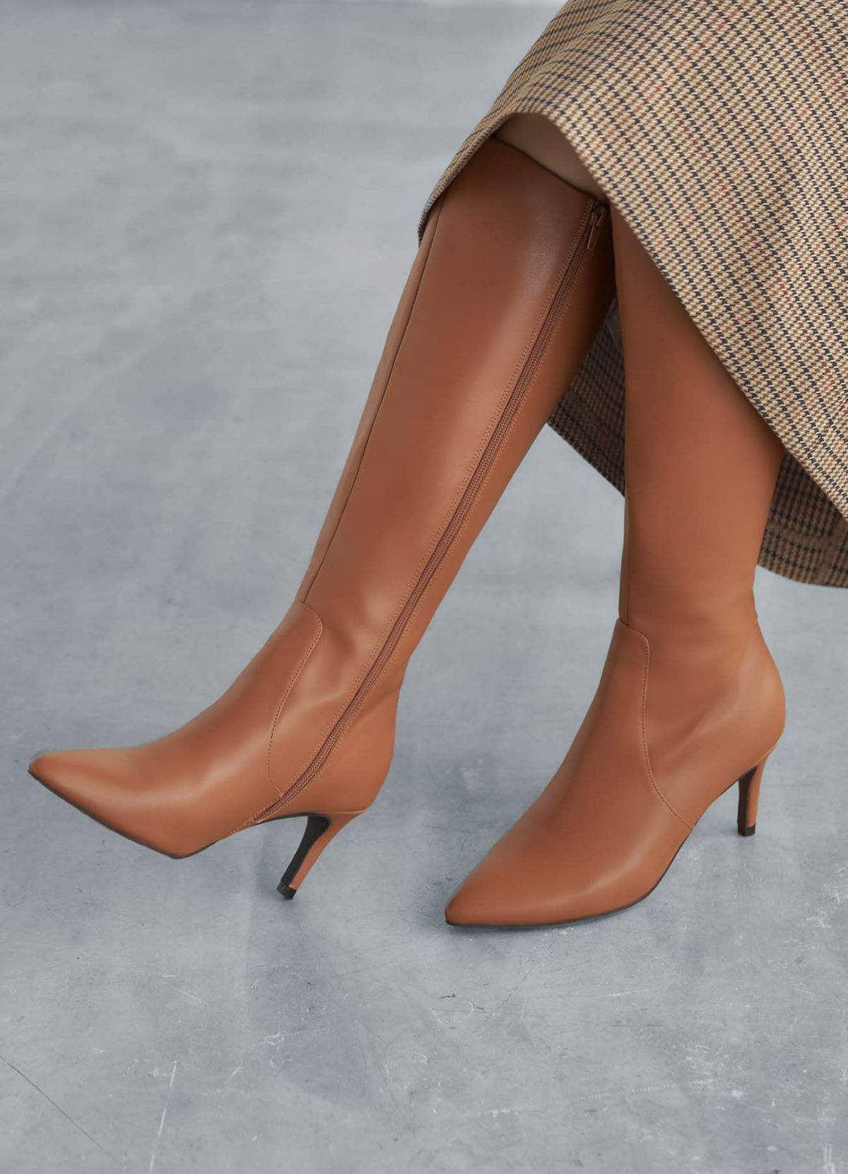 着用イメージ 165cm ライトブラウン