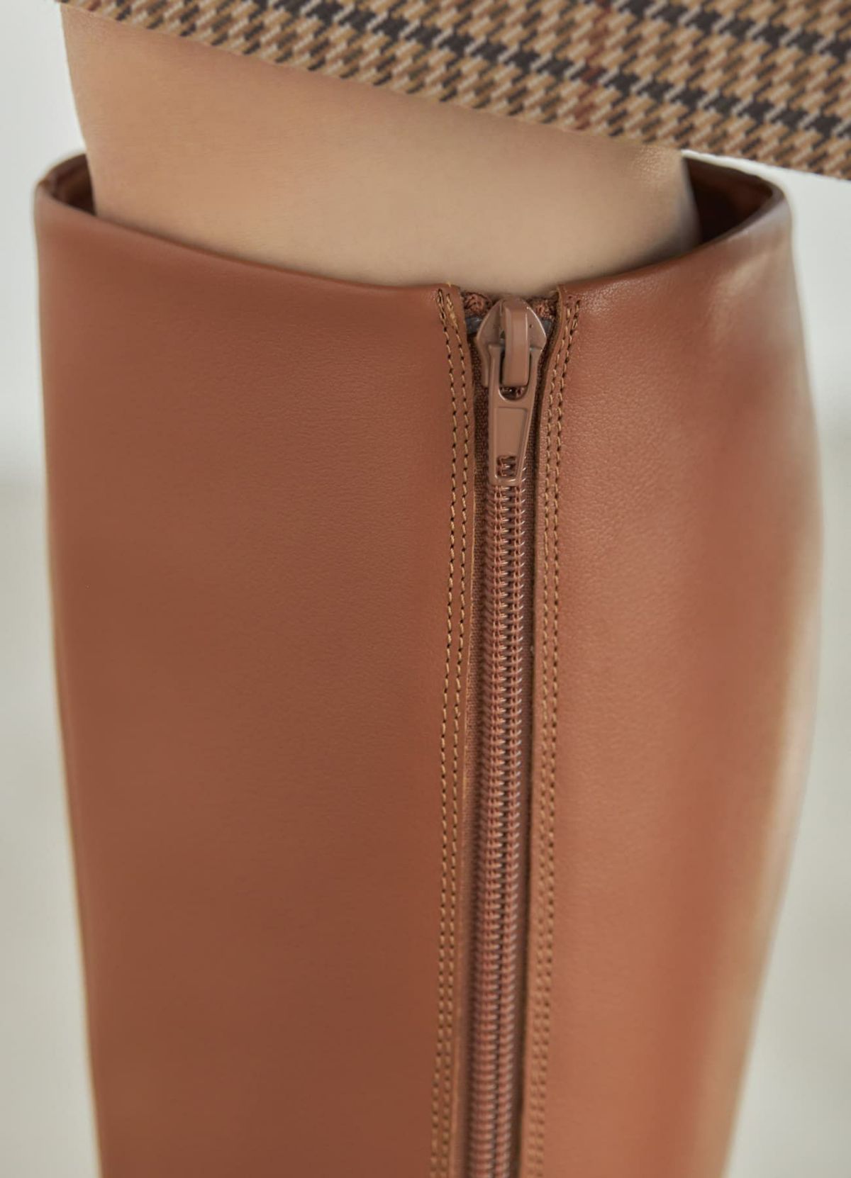 着用イメージ 165cm ライトブラウン