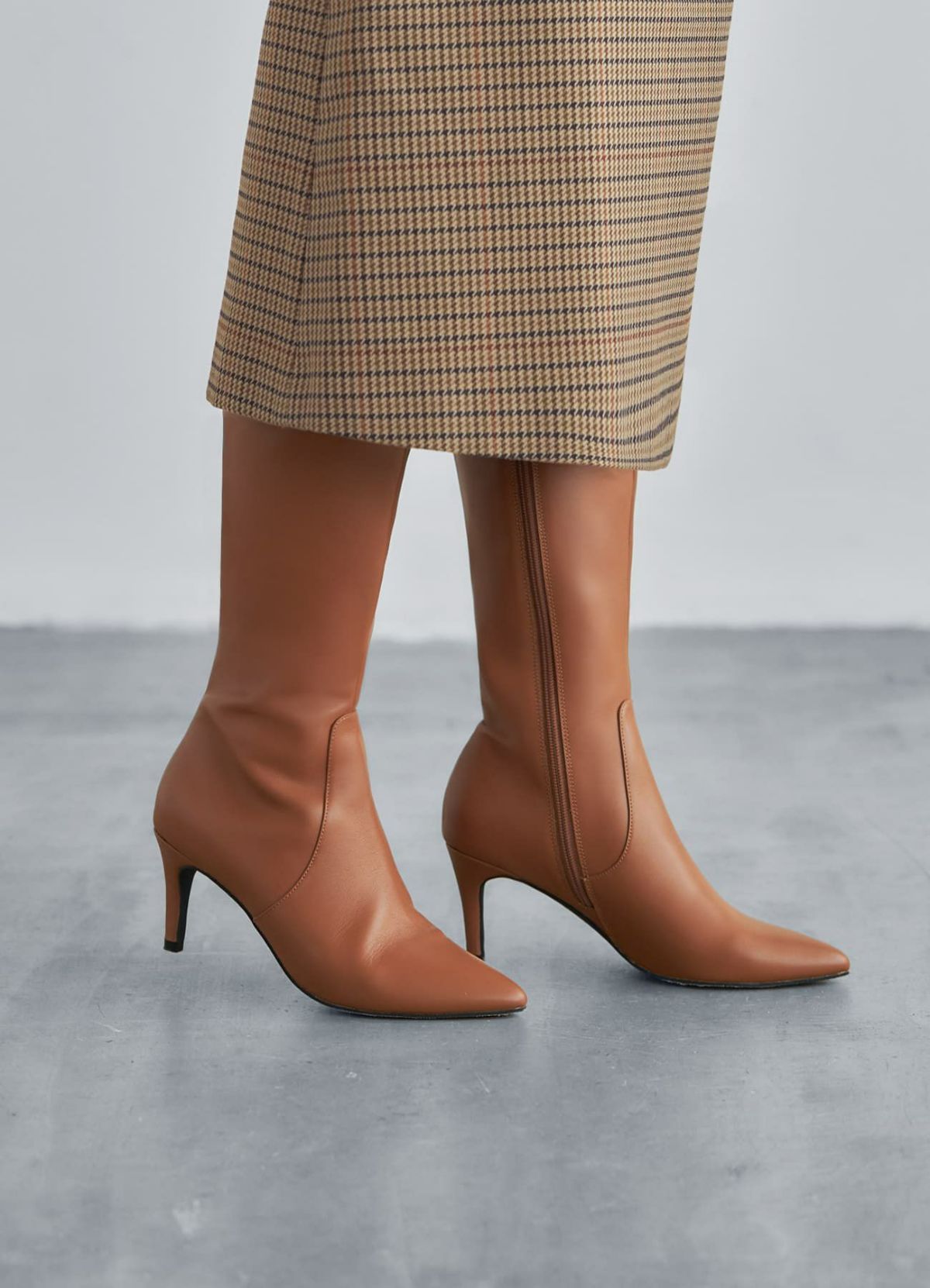 着用イメージ 165cm ライトブラウン