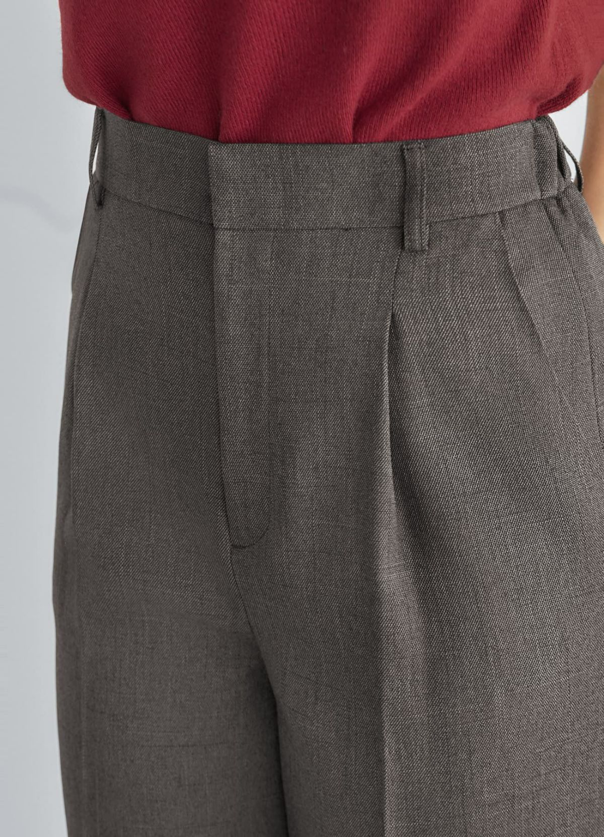 着用イメージ 165cm 着用サイズ S セピアミックス