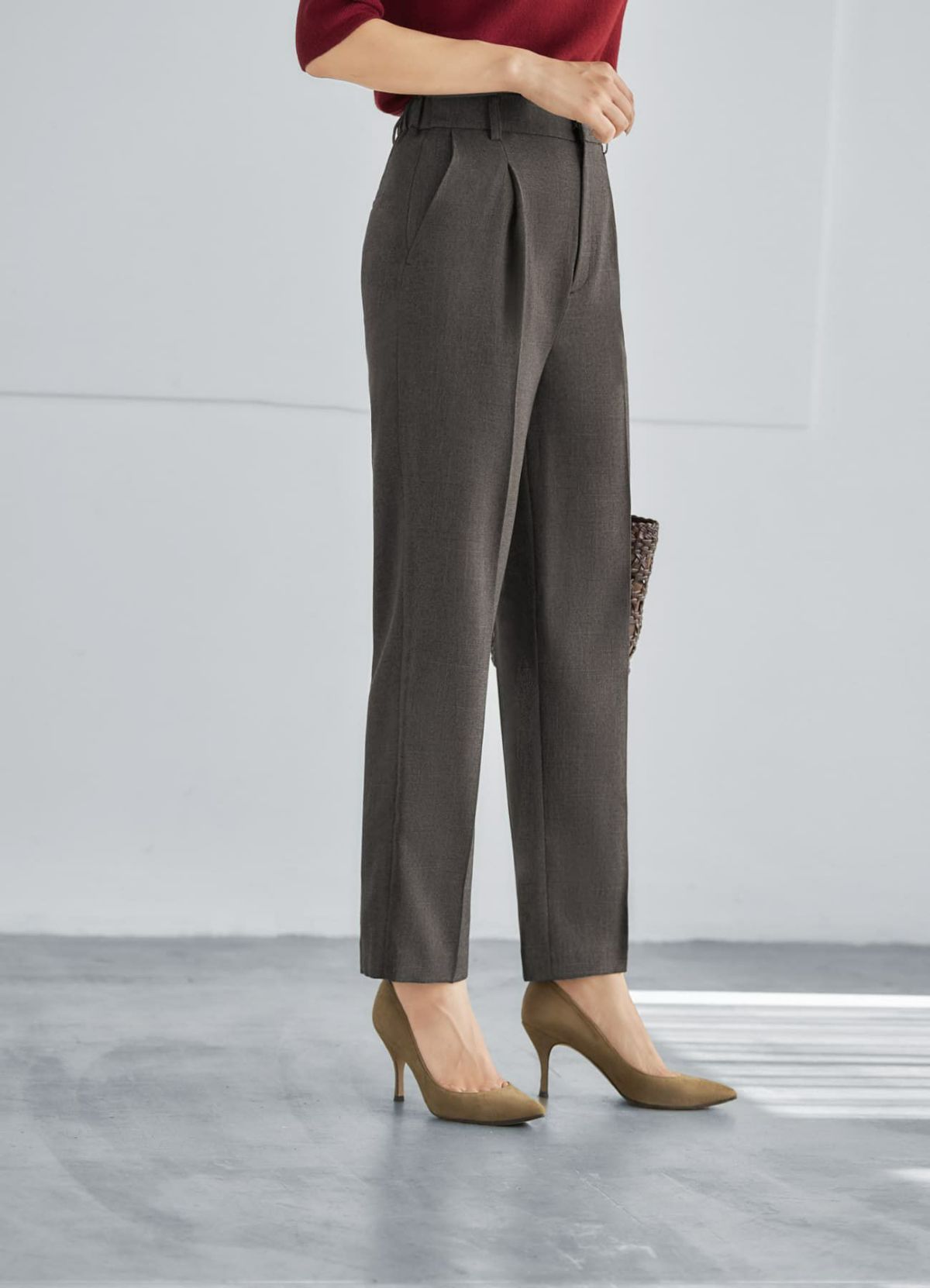 着用イメージ 165cm 着用サイズ S セピアミックス