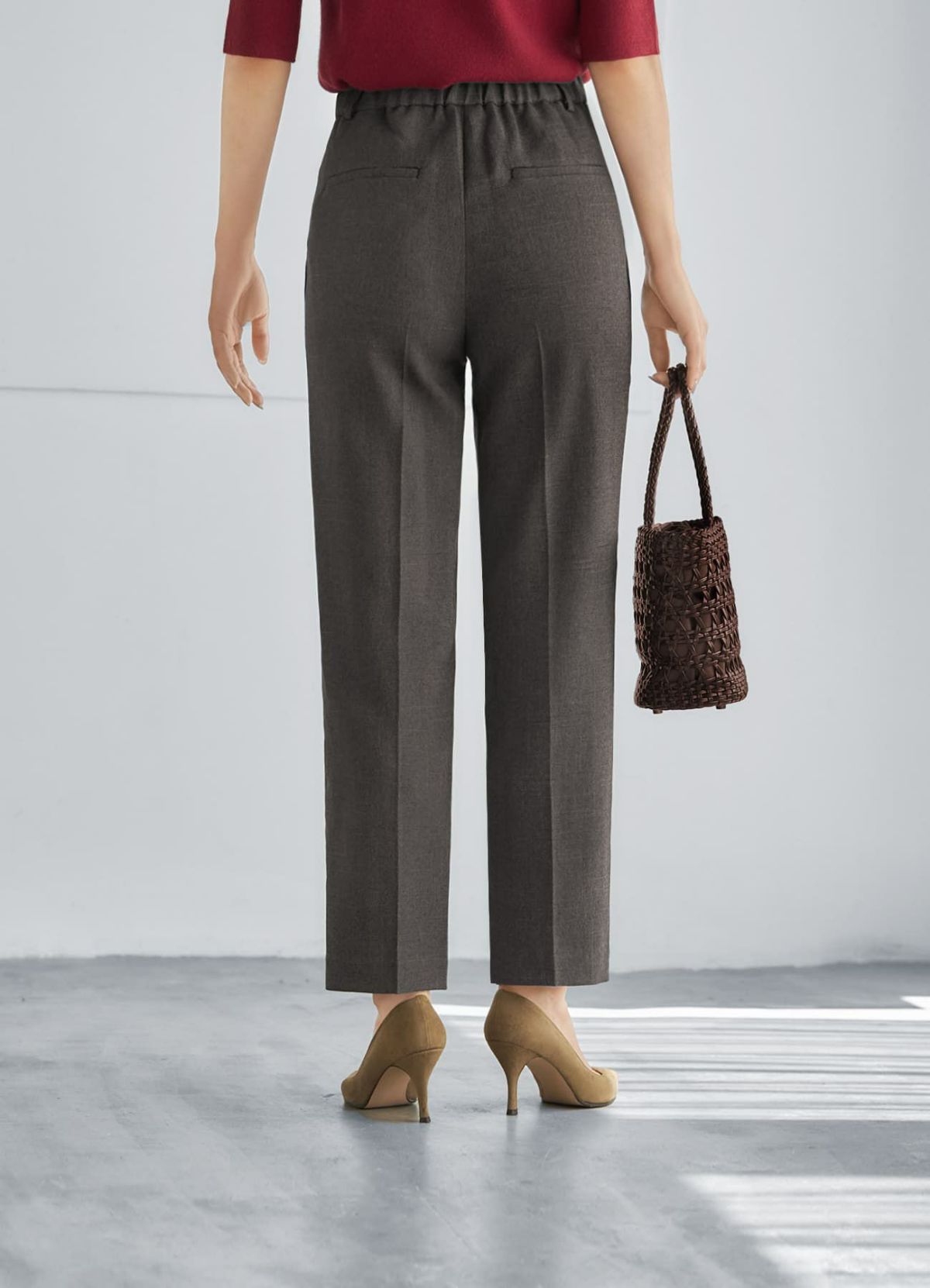 着用イメージ 165cm 着用サイズ S セピアミックス