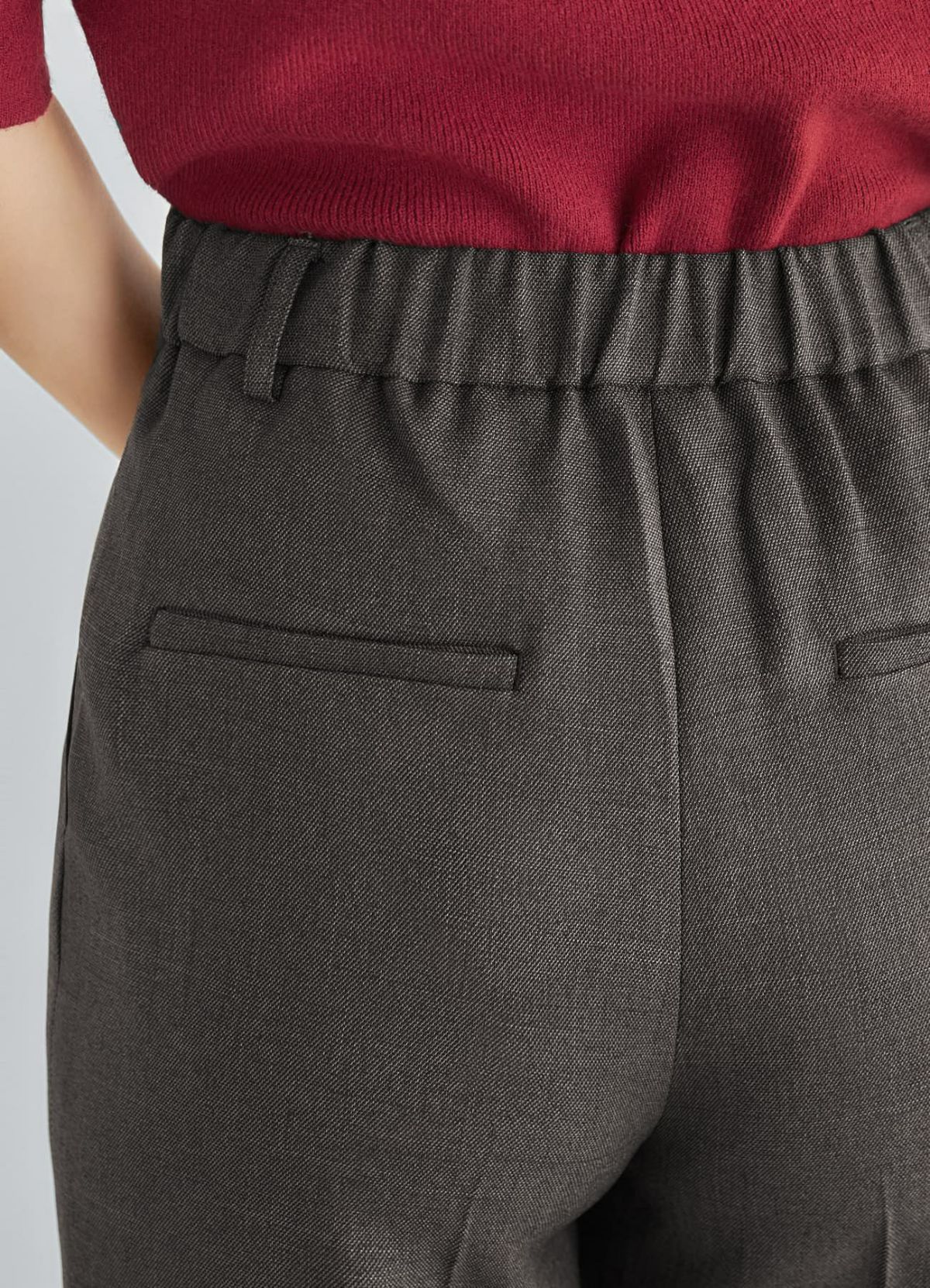 着用イメージ 165cm 着用サイズ S セピアミックス