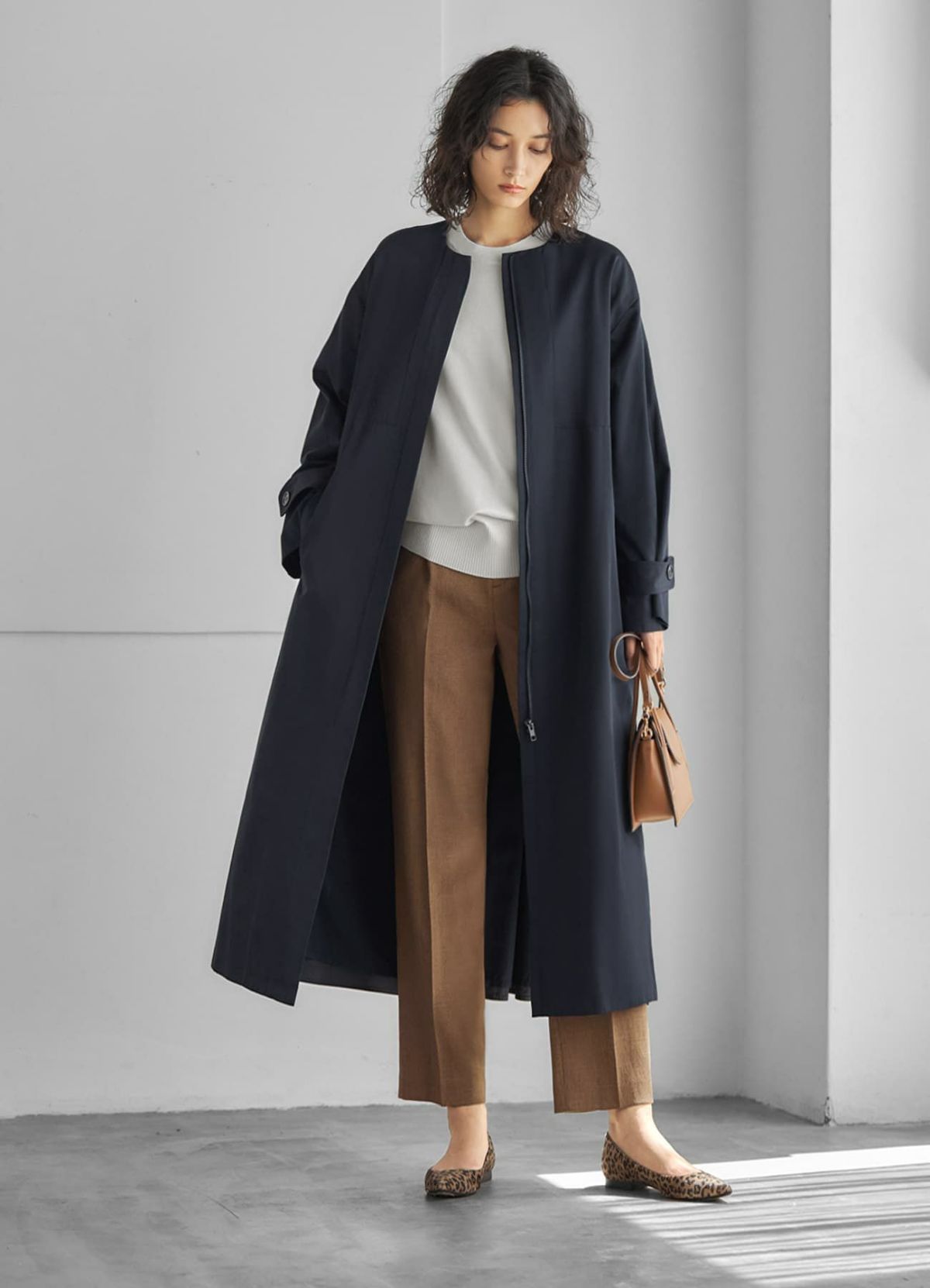 着用イメージ 167cm 着用サイズ S キャメルミックス