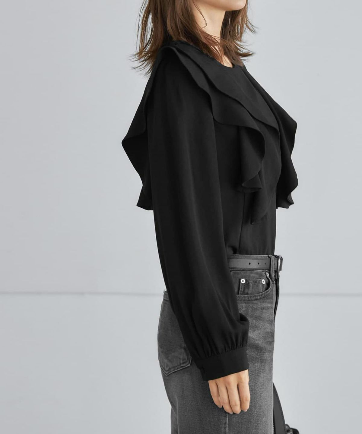 着用イメージ 165cm ブラック