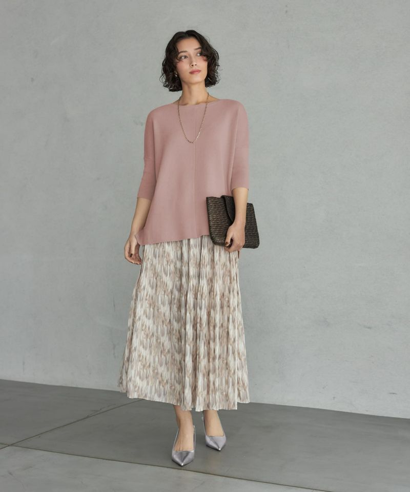 ソフトタッチ◇８分袖ドルマンニットトップス | おしゃれな大人レディースファッション通販STYLE DELI