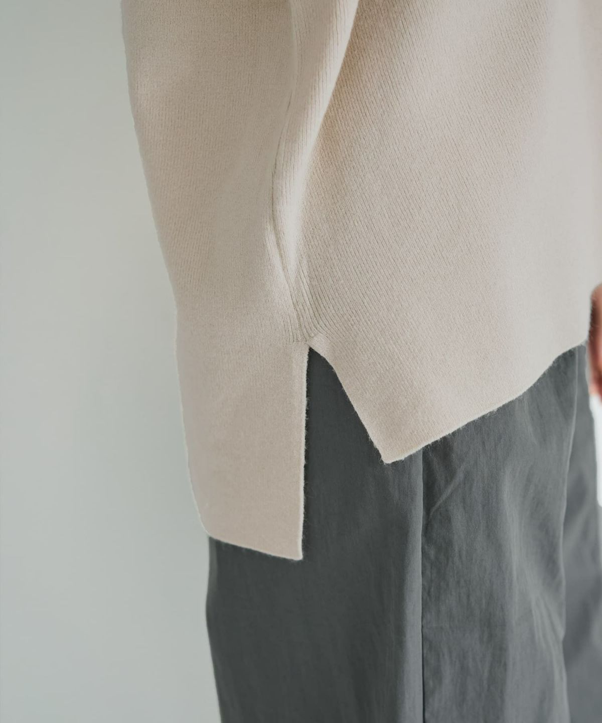 着用イメージ 166cm エクリュ