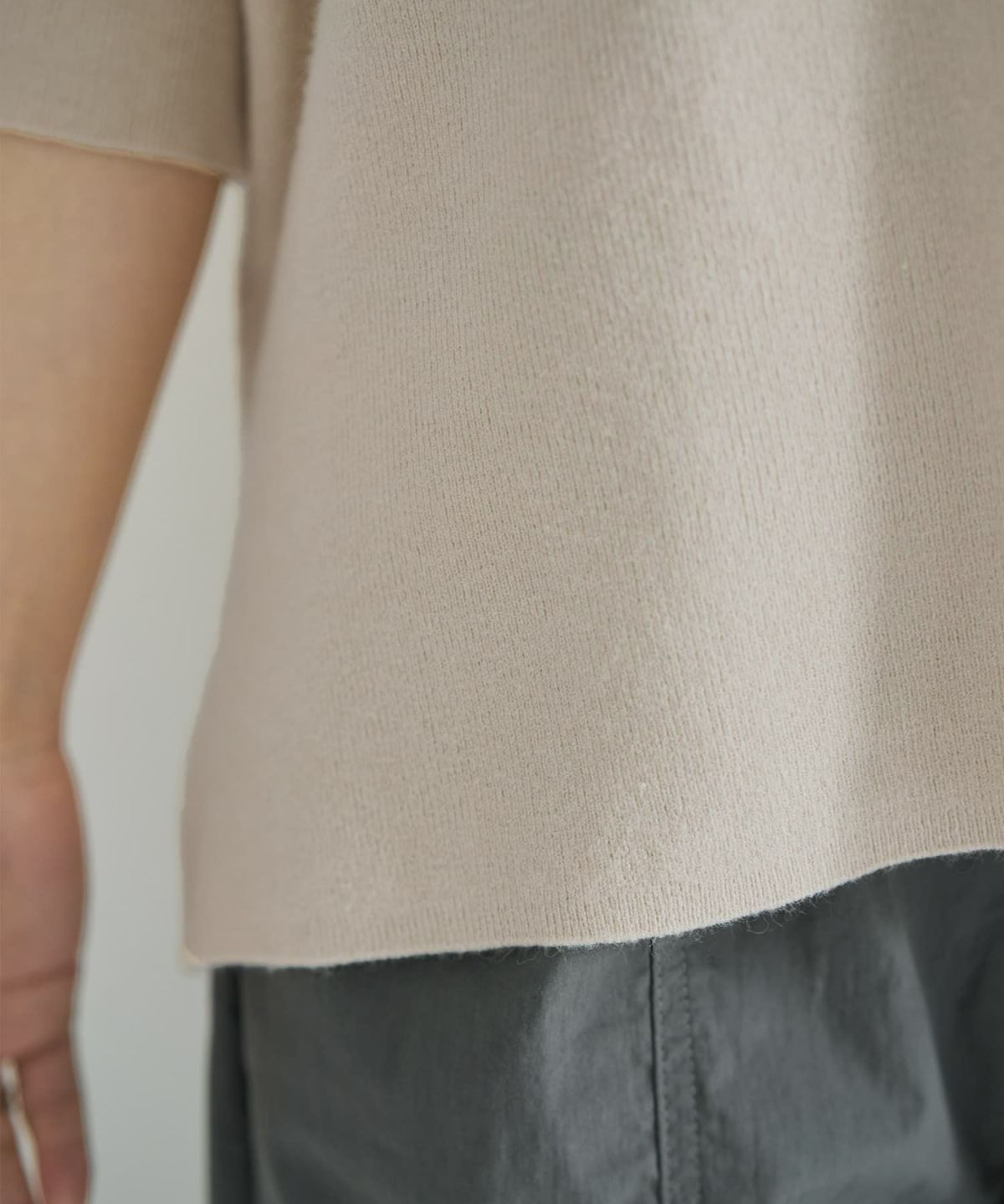 着用イメージ 166cm エクリュ