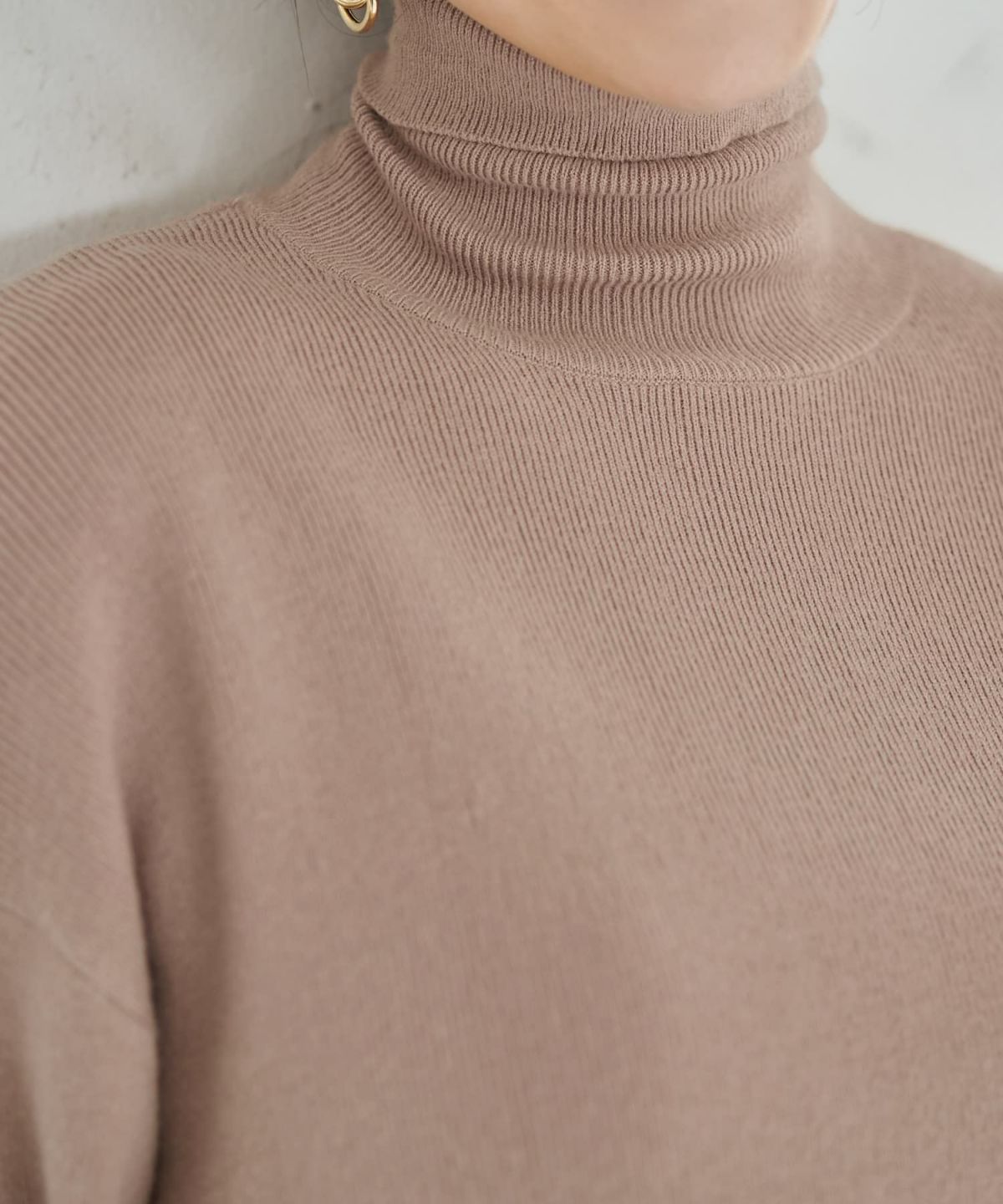 着用イメージ 166cm ベージュ