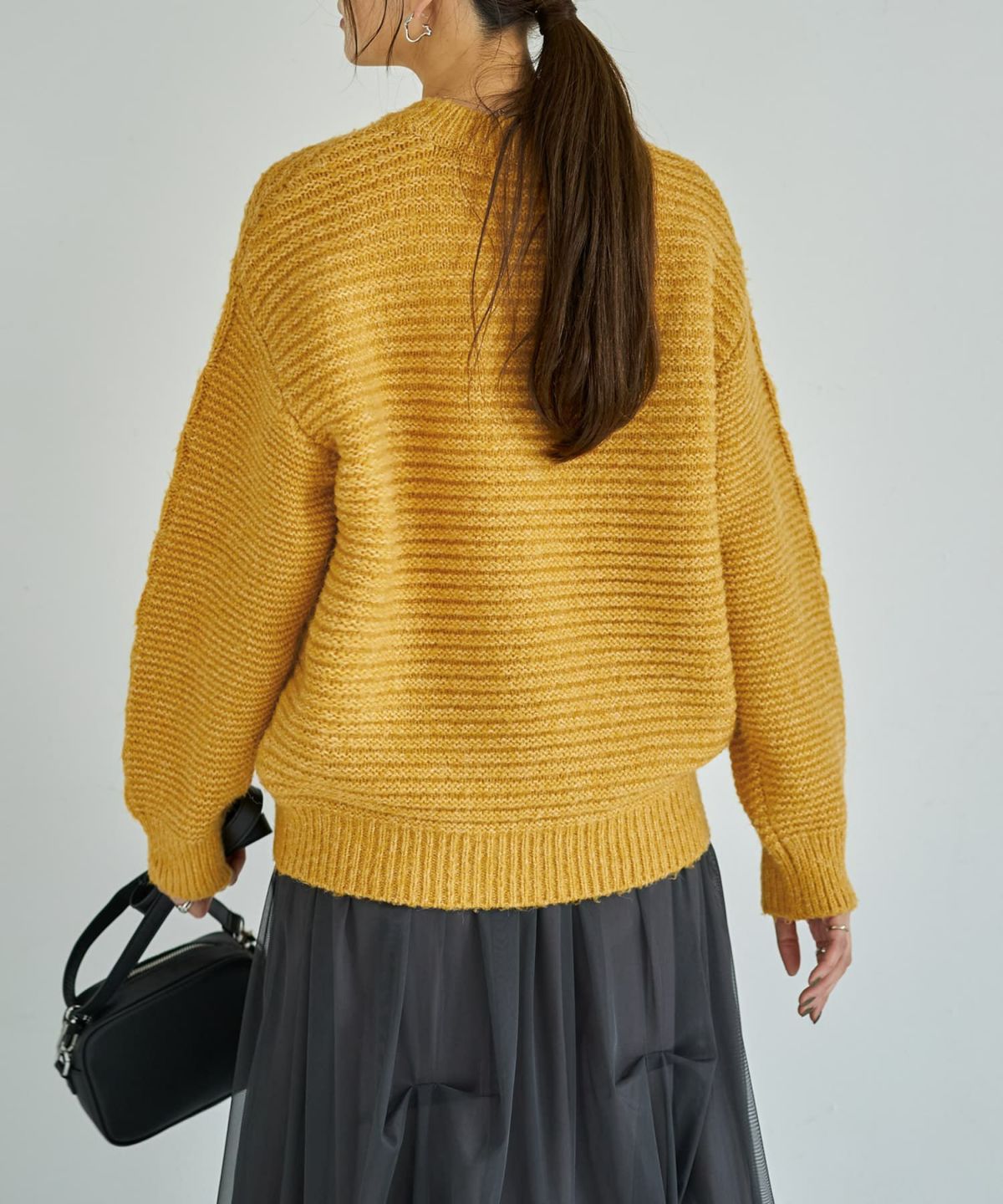 着用イメージ 166cm イエロー