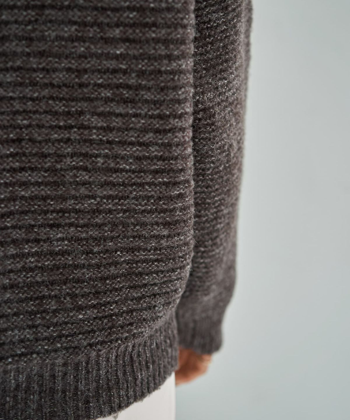 着用イメージ 166cm ダークブラウン