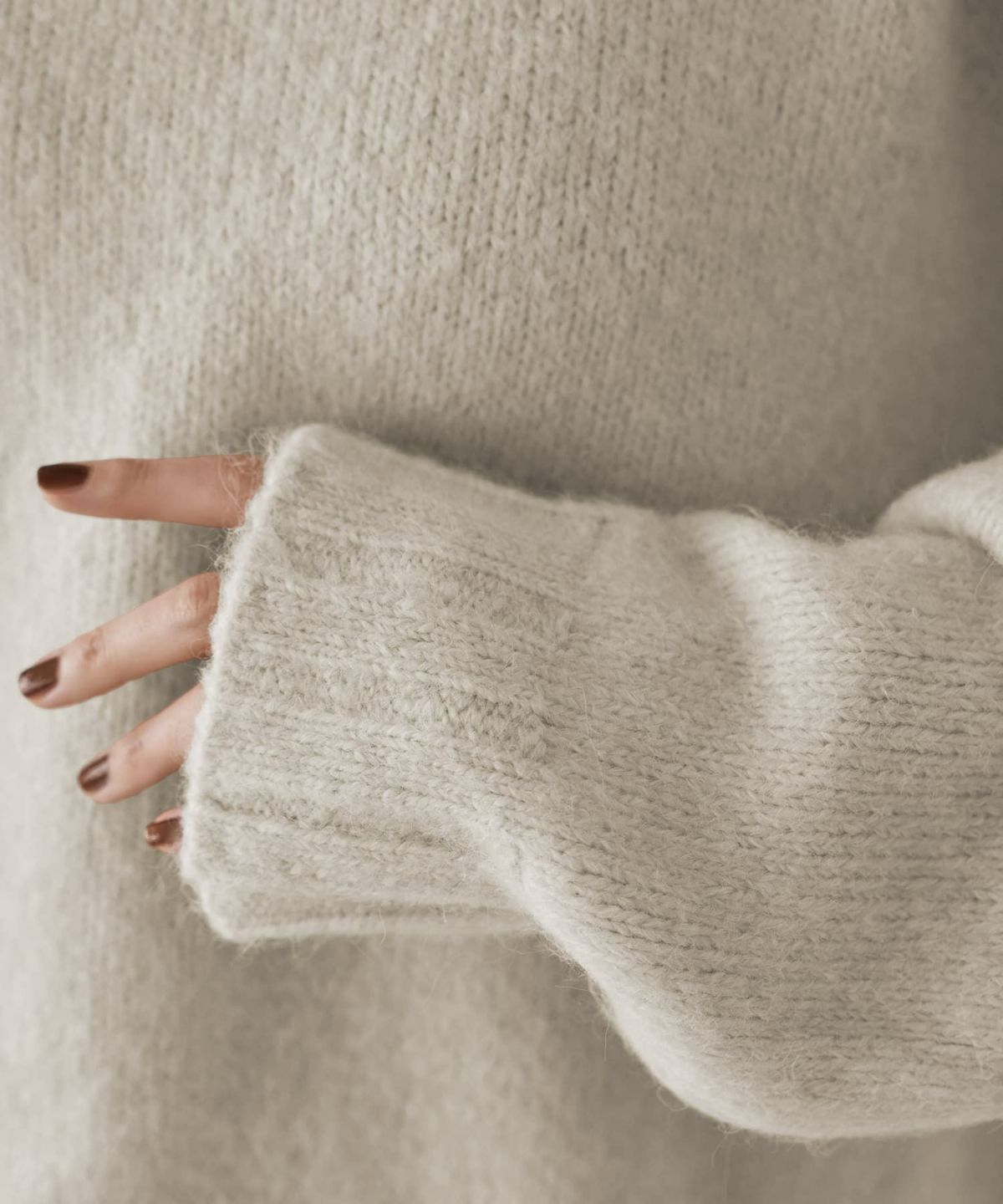 着用イメージ 166cm アイボリー